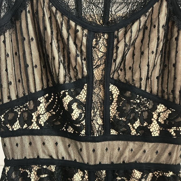 bebe black sleeveless lace dress, SZ XS - Picture 4 of 4